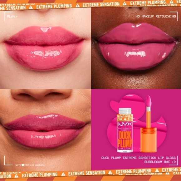 New NYX COSMETIC CARDI'S DUCK LIPS BUNDLE  Bubblegum Bae+Cherry Spice & too … - Picture 13 of 17